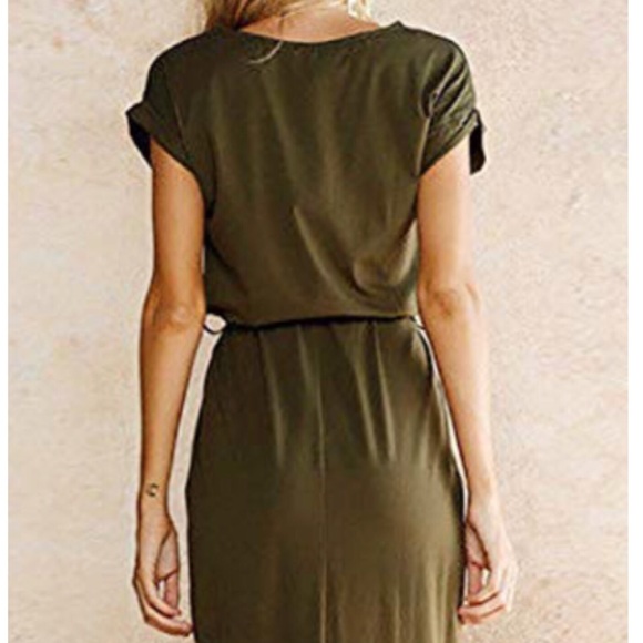 ✨LAST ONE✨Alohea Olive Dress - Picture 4 of 4